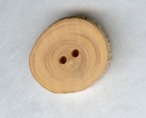 boutons rond de bois