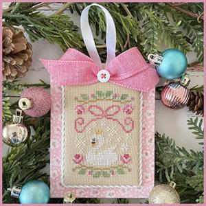 christmas swan, série pastel collection