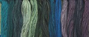 assortiment de fils nuancés 